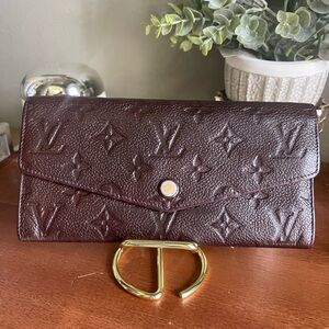 LOUIS VUITTON EMPREINTE LEATHER WALLET